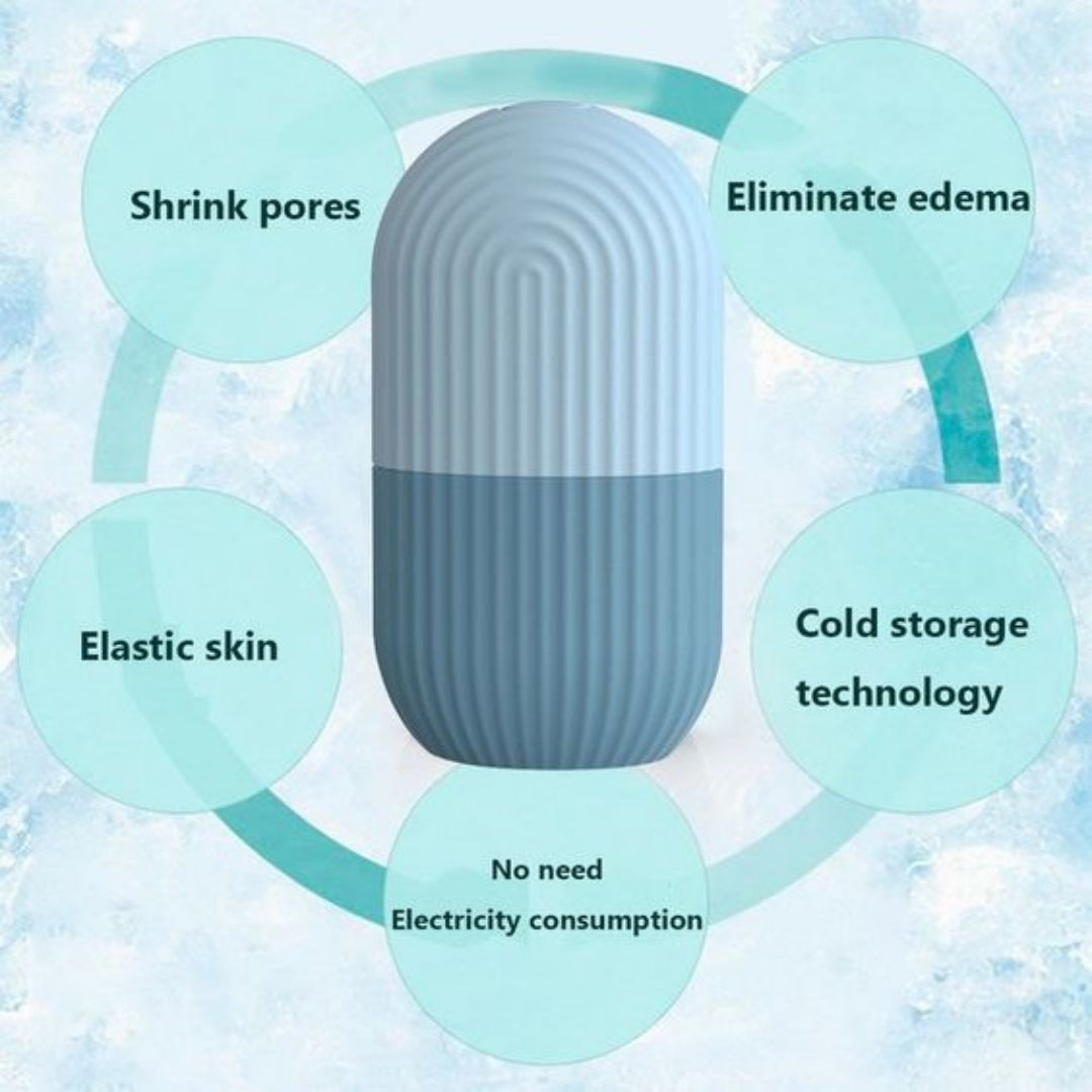 Ice Roller for Face and Eye Silicone Ice Mold for Face Care